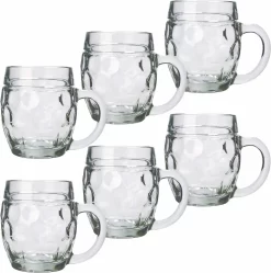 Stölzle Oberglas Tübinger Augenkanne, Pintglas, Kugel, Mit Füllstrich, Traditionelles Design, 6 Stück, Spülmaschinenfest, Hochwertige Qualität (500 Ml) -Küchenkochgeschirr Geschäft d36886d68e9eede3f941a54f93ec1340