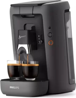 Philips CSA260/50 Senseo® Maestro Padmaschine 2 Tassen Kaffeestärkewahl Grau