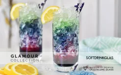 KROSNO Longdrinkgläser Wassergläser Trinkgläser | Set Von 6 | 360 ML | Glamour Kollektion | Perfekt Für Zuhause, Restaurants Und Partys | Spülmaschinenfest -Küchenkochgeschirr Geschäft d73b69a0d5425b1252aab85967b20f46