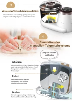 Bear Küchenmaschine 3,5l 120W Knetmaschine Standmixer 5 Ebenen Rührmaschine -Küchenkochgeschirr Geschäft d77814f3f61ca3acff8ab9c98a808d31