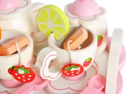 Kinder Teeservice Set Holz Zubehör Für Die Kinderküche, 16-tlg. Ab 3 Jahre Rollenspiele Für Mädchen Und Jungs 9418 -Küchenkochgeschirr Geschäft d897b303c578c2fb53f33cf826f5cce8