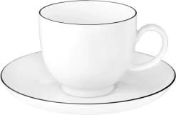 Seltmann Weiden Kaffeeservice Lido Schwarz Mit Farbrand Zeitlos -Küchenkochgeschirr Geschäft db0b1e024d8684a3a790939cae9af9f7