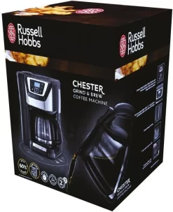 Russell Hobbs 22000-56 Chester Grind Und Brew Glas-Kaffeemaschine Mahlwerk -Küchenkochgeschirr Geschäft dd8a0221ff7f8f8632d71c10c83f5fa6