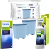 Philips/Saeco Espressomaschinen-Set - 2x AquaFloow Wasserfilter, Philips CA6700 Entkalker, Philips CA6704 Reinigungstabletten, Reinigungstuch