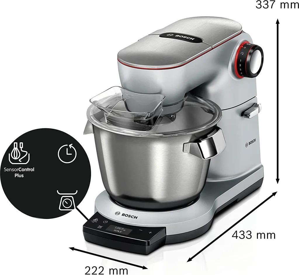 Bosch MUM9AX5S00 OptiMUM Küchenmaschine 1500 W 5,5 L Timer Waage 15 Bosch MUM9AX5S00 OptiMUM Küchenmaschine 1500 W 5,5 L Timer Waage – Bild 15