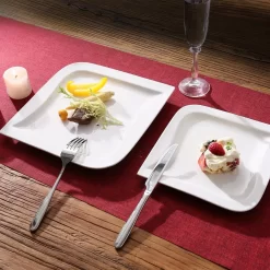 MALACASA, Serie Joesfa, 30 Tlg. Cremeweiß Porzellan Geschirrset Kombiservice Tafelservice Im Eleganten Design Mit Je 6 Tassen, 6 Untertassen, 6 Dessertteller, 6 Suppenteller Und 6 Speiseteller -Küchenkochgeschirr Geschäft e08e710b16d9929bb5fb15fc356f0489