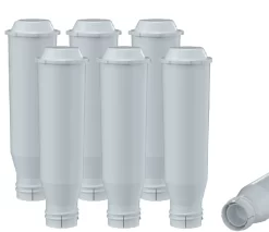 Wessper AquaClaro Wasserfilter Kompatibel Mit Krups, Passt Viele Modelle Von Krups, Siemens, Bosch, AEG, Tefal, Neff, Gaggenau (6er Pack)