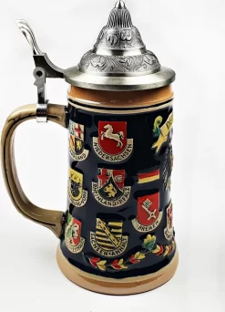 Bierkrug Mit Deckel Deutschland Bundesländer 0,5 Liter 6 Bierkrug Mit Deckel Deutschland Bundesländer 0,5 Liter -Küchenkochgeschirr Geschäft e1e2f6cf0144a8bb07fb2c6e25b94e7b