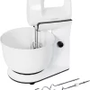 Exquisit KM 3001 We Küchenmaschine | 300 Watt | 3,8 Liter Schüssel | Weiß