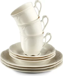 Seltmann Weiden Rubin Cream Kaffeeservice 18tlg. -Küchenkochgeschirr Geschäft e7044260a9c9ddaf4ba9eccb078adf94