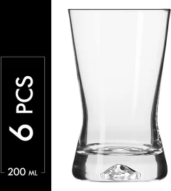 KROSNO X-Line Wassergläser, 6er-Set, 200 Ml -Küchenkochgeschirr Geschäft ecbf2eaf78e8da6bf40ac52ac159f0e1