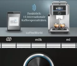 Siemens Kaffeevollautomat Plus Connect S700 TI9575X9FU Sw -Küchenkochgeschirr Geschäft f89bd9044f6bf525797c6ea52d75954c