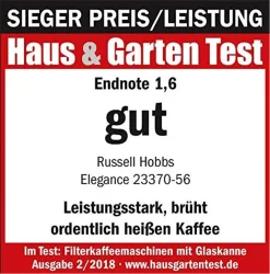 Russell Hobbs Elegance Kaffeemaschine -Küchenkochgeschirr Geschäft f8eec7632ac9cde376dc812d392a9e67