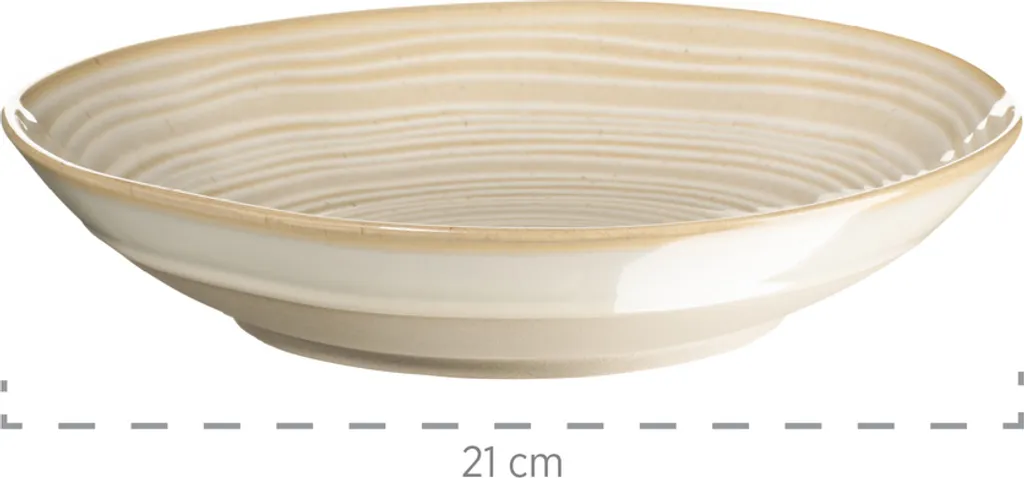 Mäser 931371 Nottingham Vintage Tafel-Service Für 4 Personen Mit Speiseteller Und Suppenteller Im Retro-Look, Steinzeug, Beige, 8-teilig (1 Set) 2 Mäser 931371 Nottingham Vintage Tafel-Service Für 4 Personen Mit Speiseteller Und Suppenteller Im Retro-Look, Steinzeug, Beige, 8-teilig (1 Set) – Bild 2